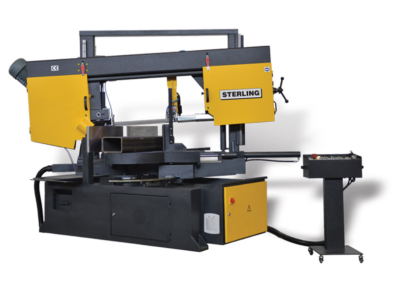 Sterling STC440 DGSA Twin Column Double Mitre Semi-Automatic Band Saw